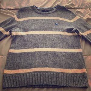 Relaxed fit crew neck sweater